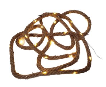 Preview: Tau mit LED Beleuchtung warmweiß 3m