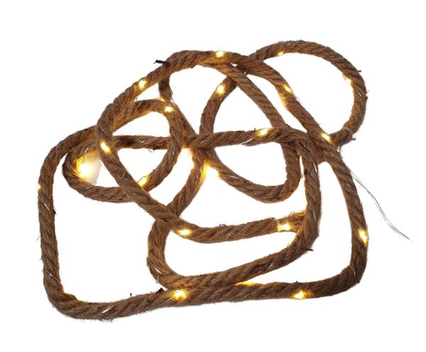 Tau mit LED Beleuchtung warmweiß 3m