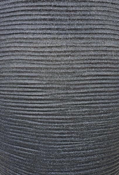 Pflanzkübel Rillentopf anthrazit 28x43cm rund